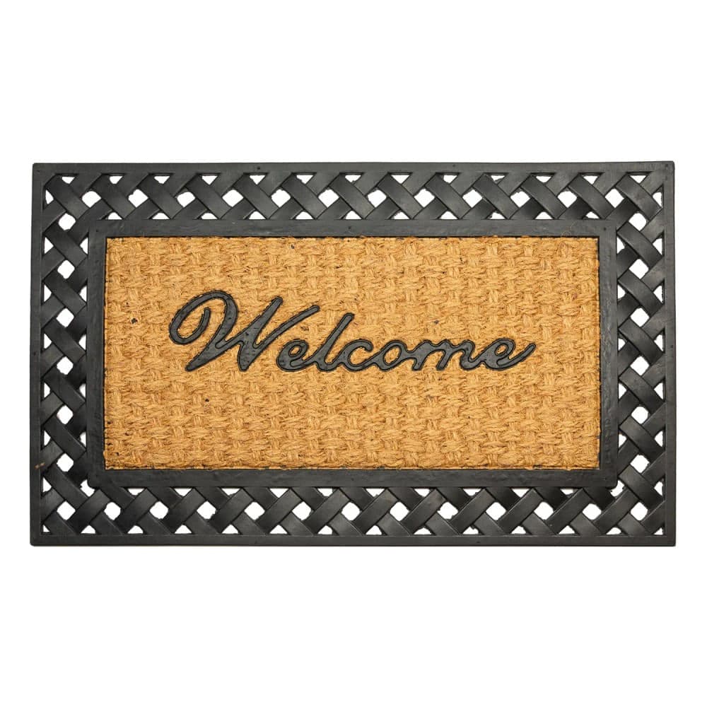 Capacho Fibra de Coco Welcome 45x75cm Prime - Edantex