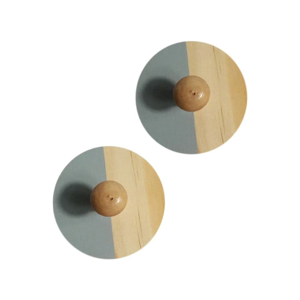 Conjunto de Ganchos Adesivo 2 Peças Natural - Oikos