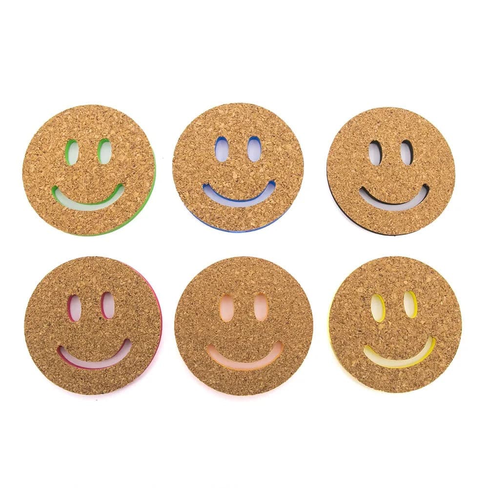 Conjunto de Porta Copos 6 Peças Smile - Idealiza