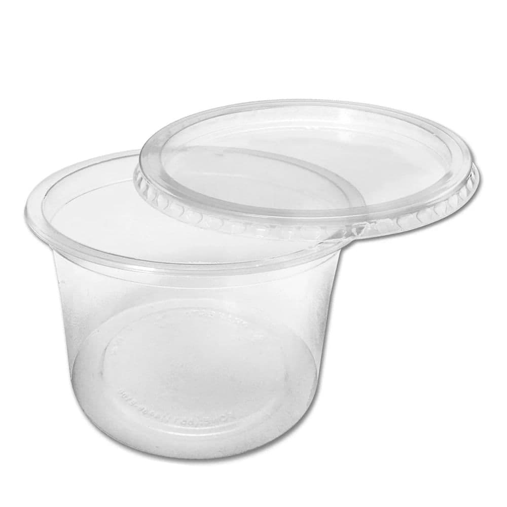 Copo com Tampa Descartável 250mL Transparente 25 Unidades - Bello Festas