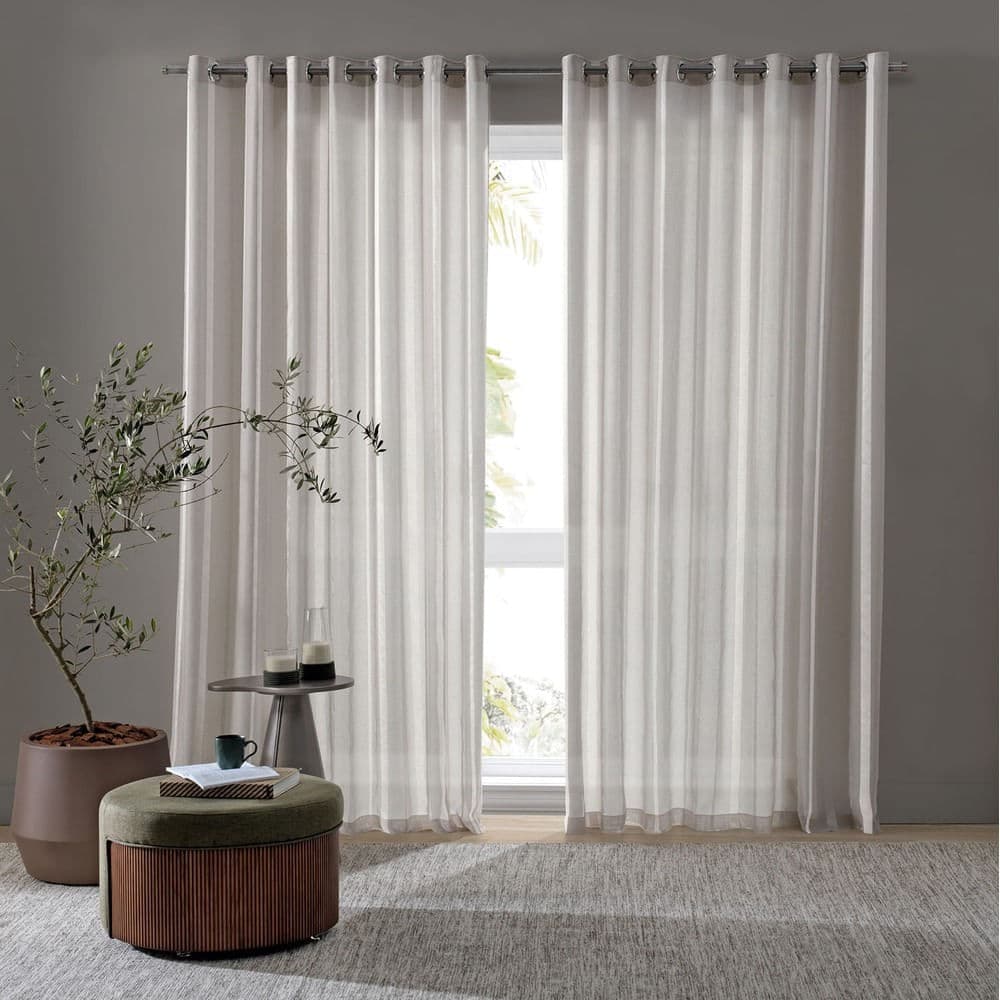 Cortina Duplex Partenon 5,4x2,5m Areia 2 - Bella Janela