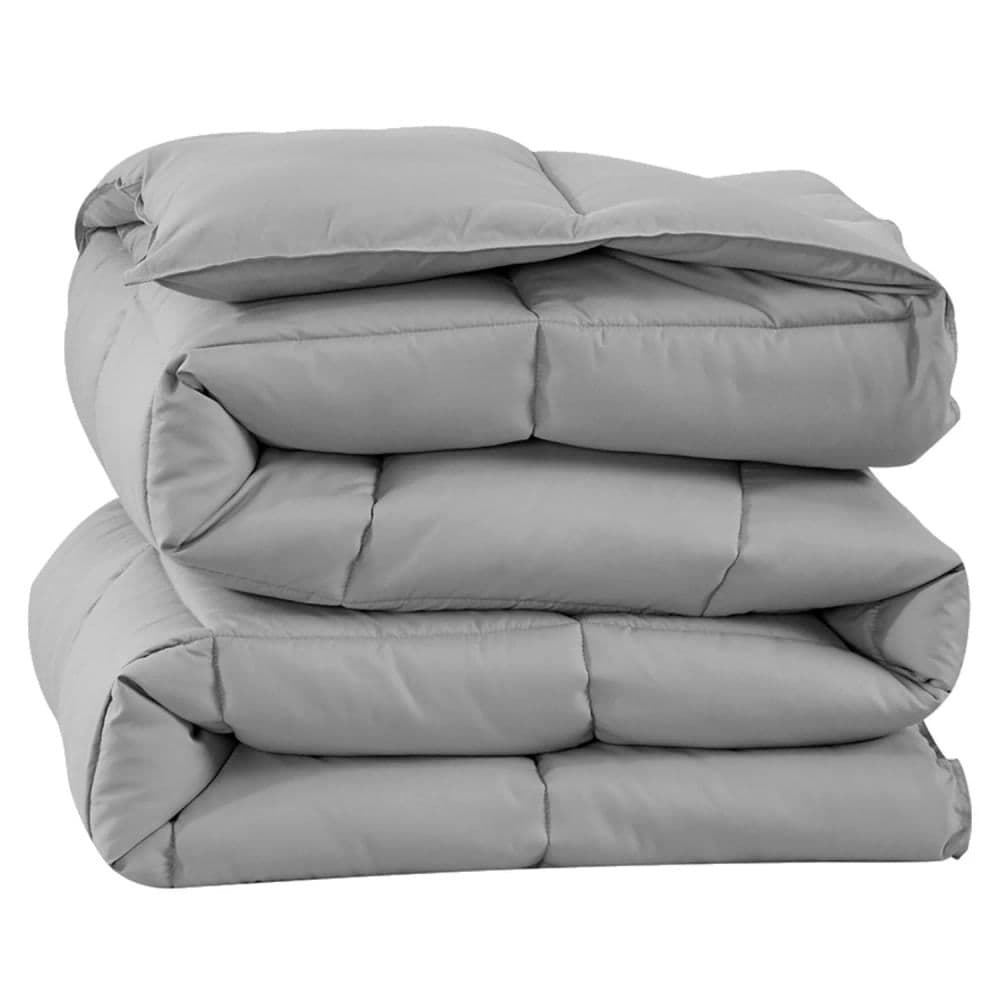 Edredom King Ecopluma 2,80x2,60m Cinza - Camesa
