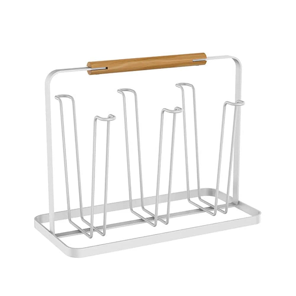 Escorredor Copos 24x13,6cm Branco - Yoi
