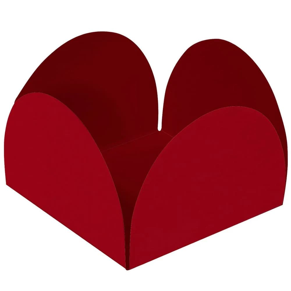 Forminha para Doces Quadrada 40 Unidades Vermelho - Bello