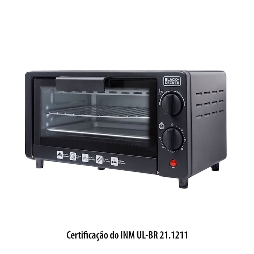 Forno Elétrico 9L Preto FT9N-BR - Black+decker
