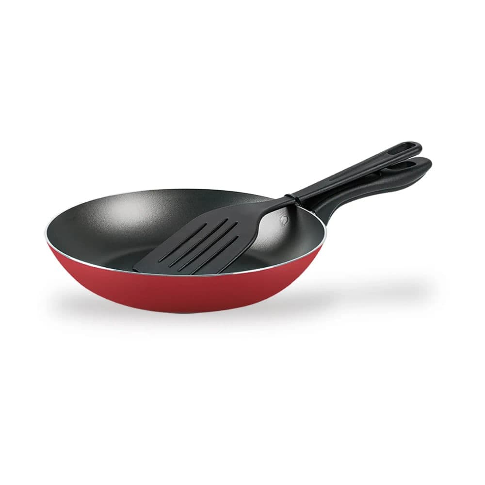 Frigideira Maple com Espátula 24cm Cereja - Brinox