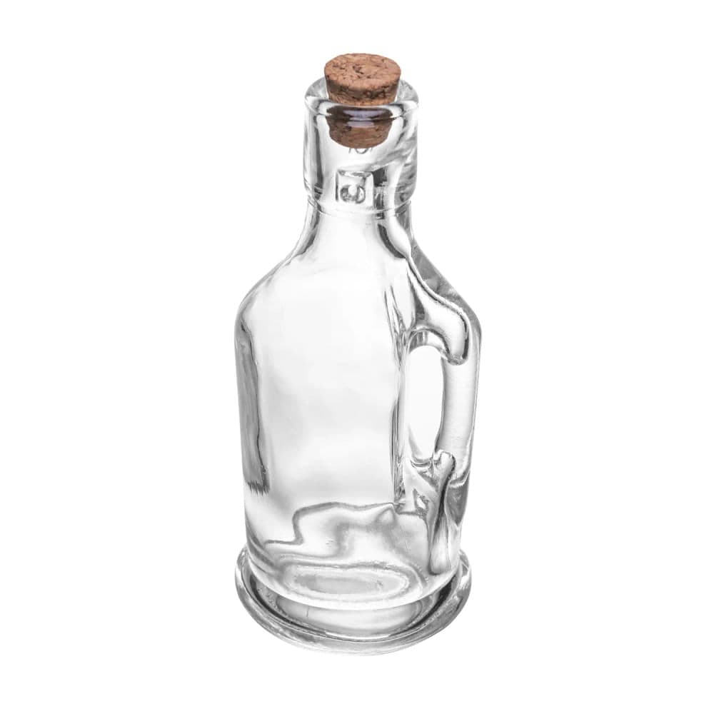 Garrafa para Azeite de Vidro com Alça e Tampa Rolha 200mL - Lyor