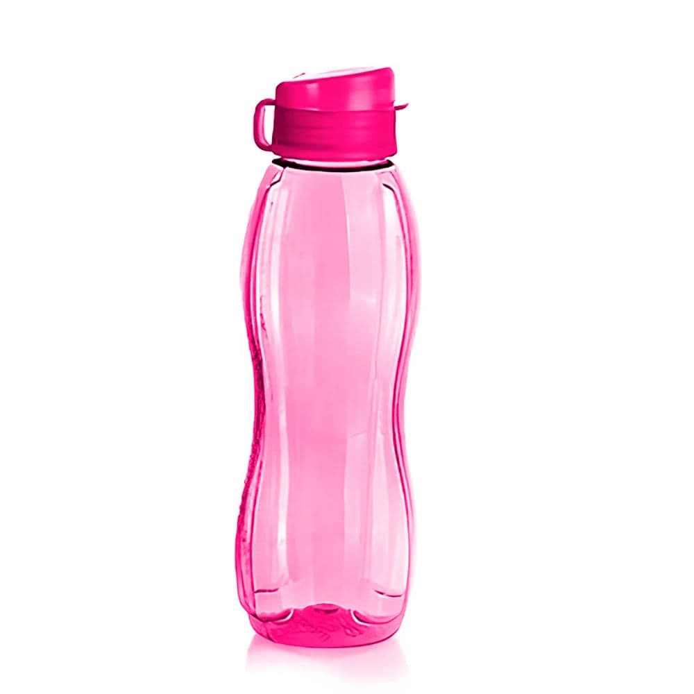 Garrafa Squeeze Flip Top 600mL Transparente Rosa - Bl Ud