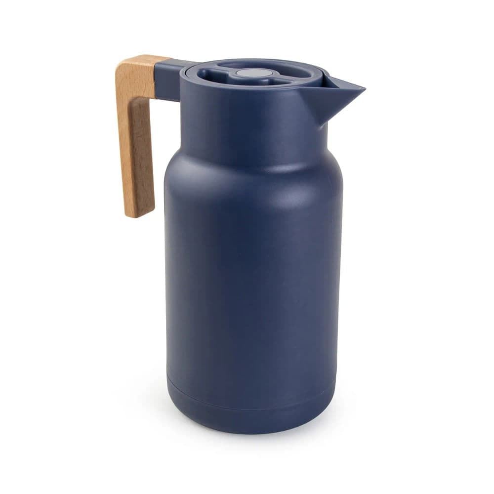 Garrafa Térmica Wood Fashion 1l Azul - Termopro