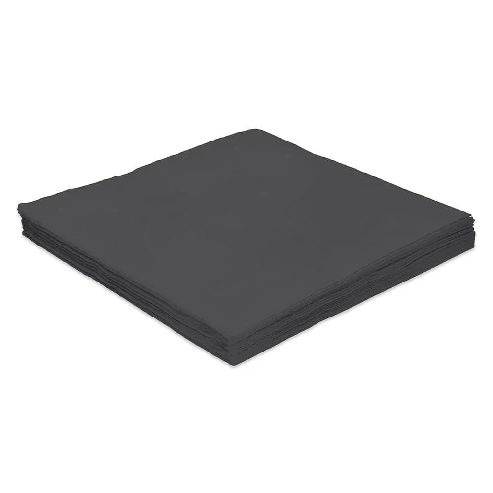 Guardanapo de Papel Folha Dupla 20 Folhas Preto - Silver Plastic