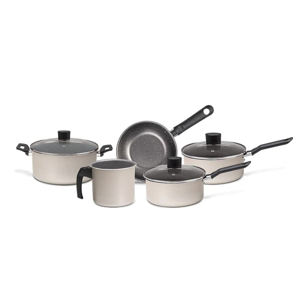 Jogo de Panelas Ceramic Life Naturalle 5 Peças Champagne - Brinox