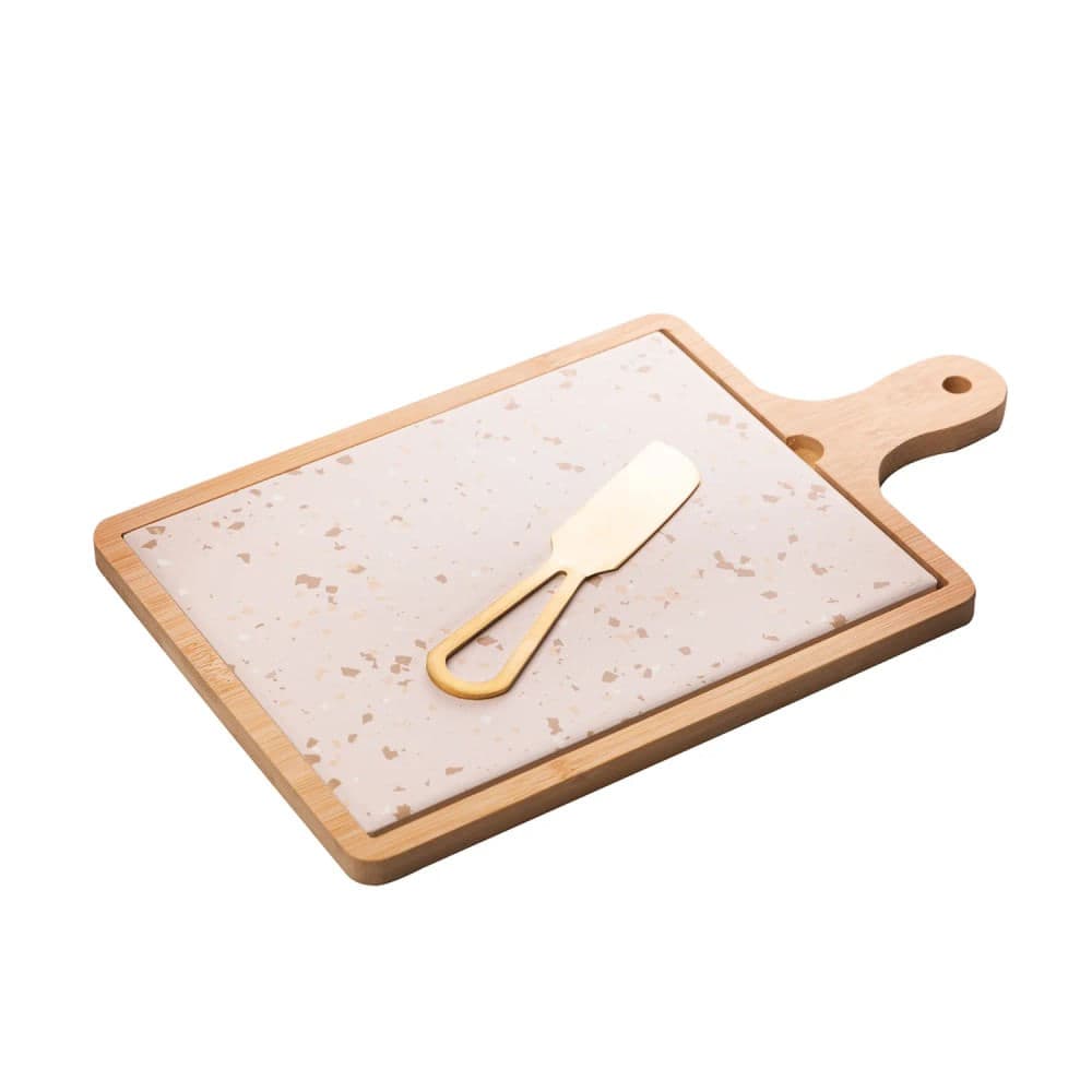 Jogo para Queijo Bambu 3 Peças 29cm - Lyor