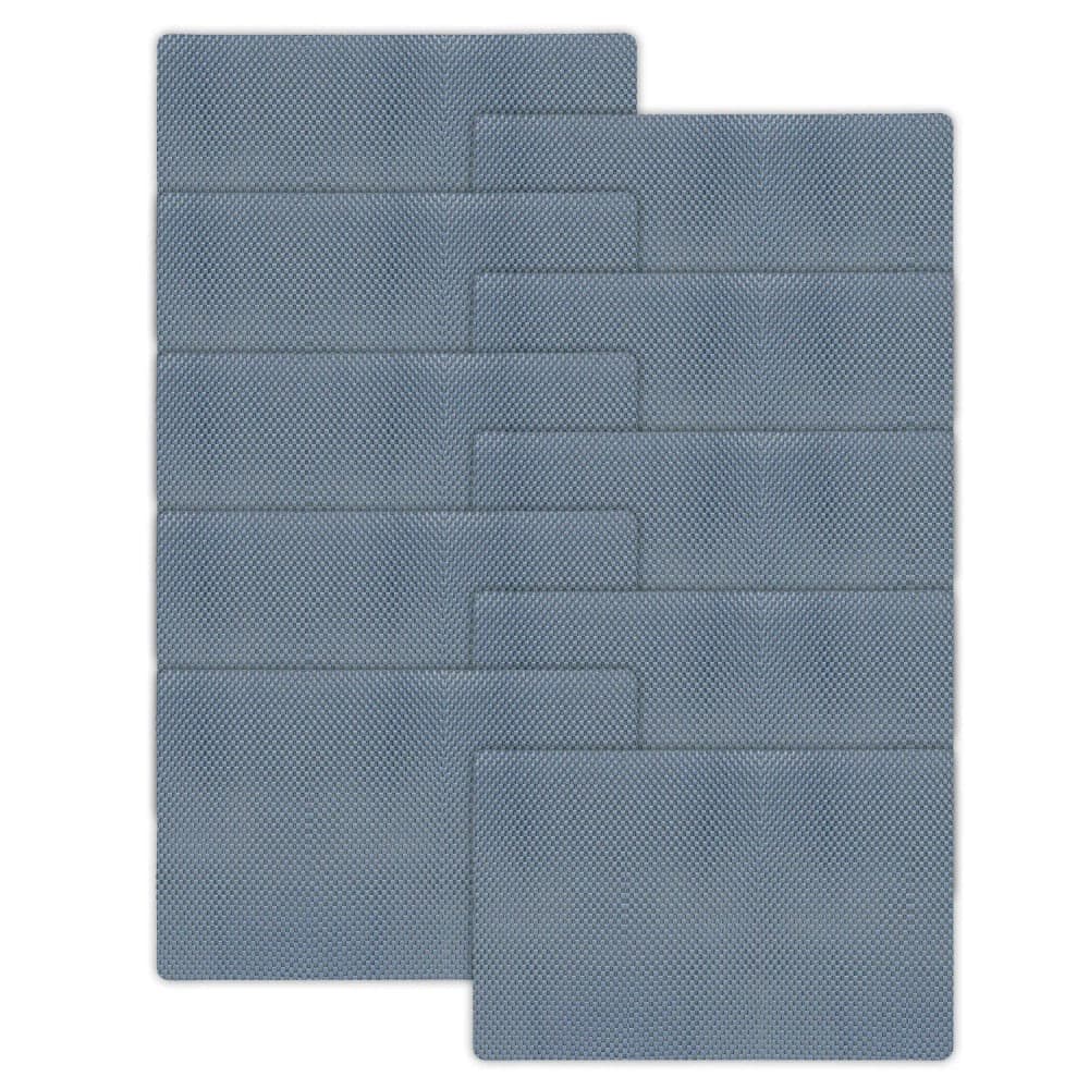 Kit Com 10 Lugar Americano Superfixo Jeans - Copa&cia