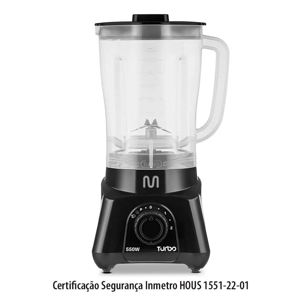 Liquidificador Turbo 2,1l Home 550w Preto - Multi