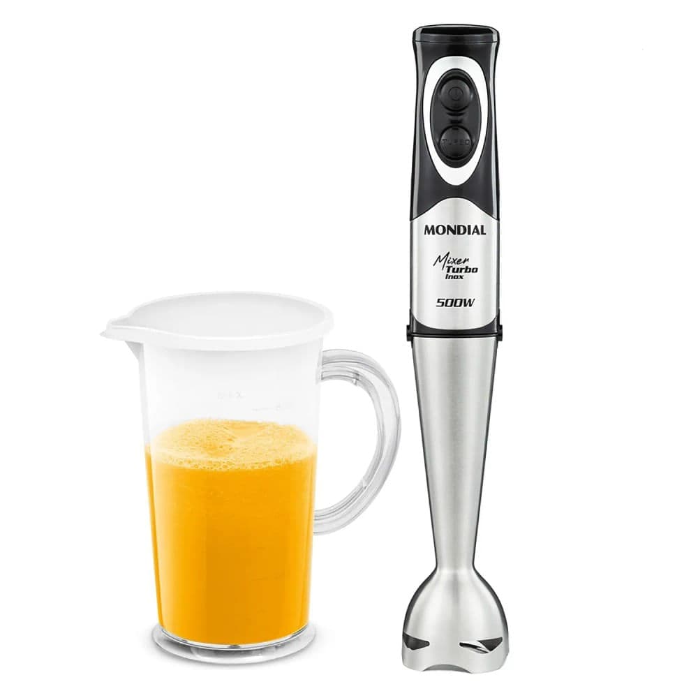 Mixer Turbo Preto Inox M-16-bi - Mondial