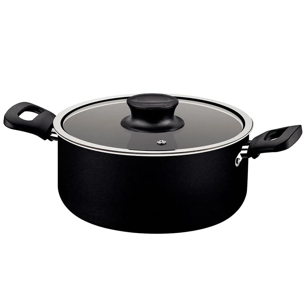 Panela Caçarola Tramontina Antiaderente Formia Preta 22cm