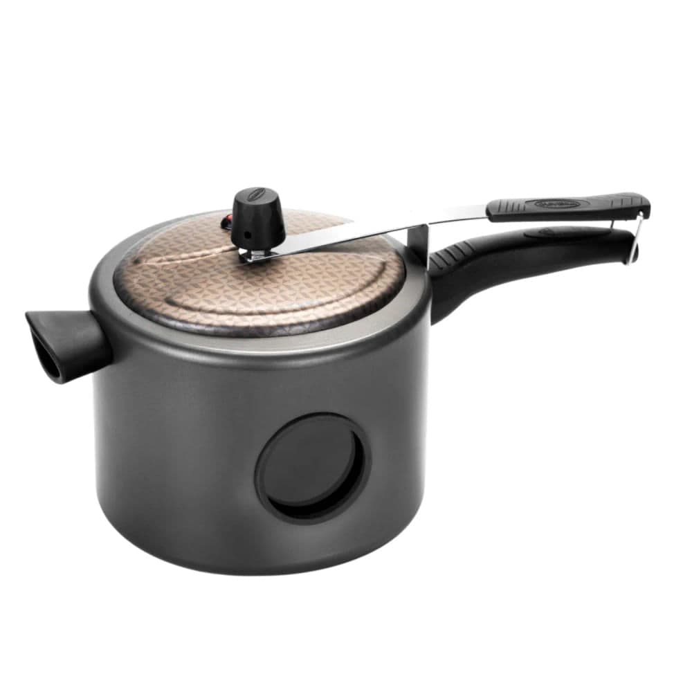 Panela de Pressão com Visor 4,50l Grafite - Oliveira
