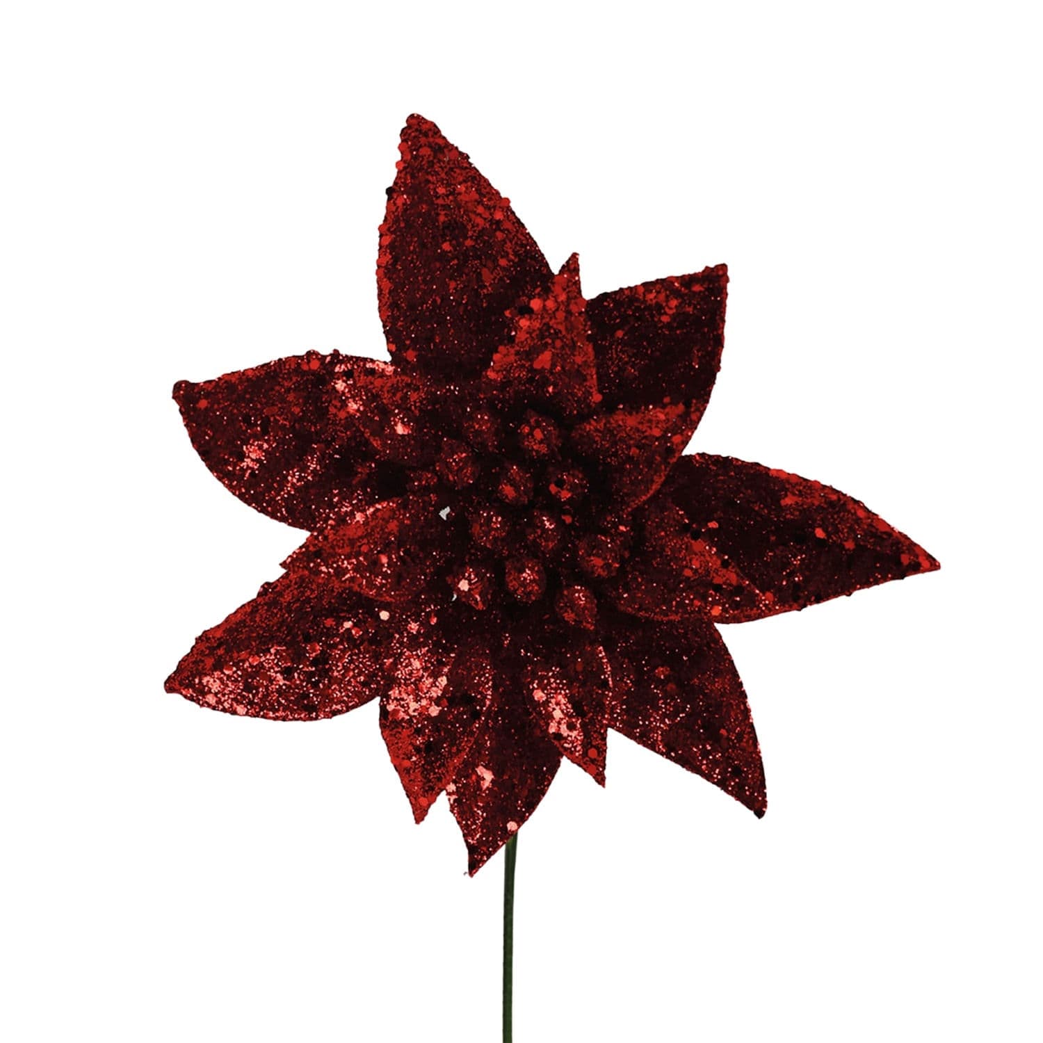 Pick de Natal Bico De Papagaio 13cm Metalizado Vermelho - Yangzi