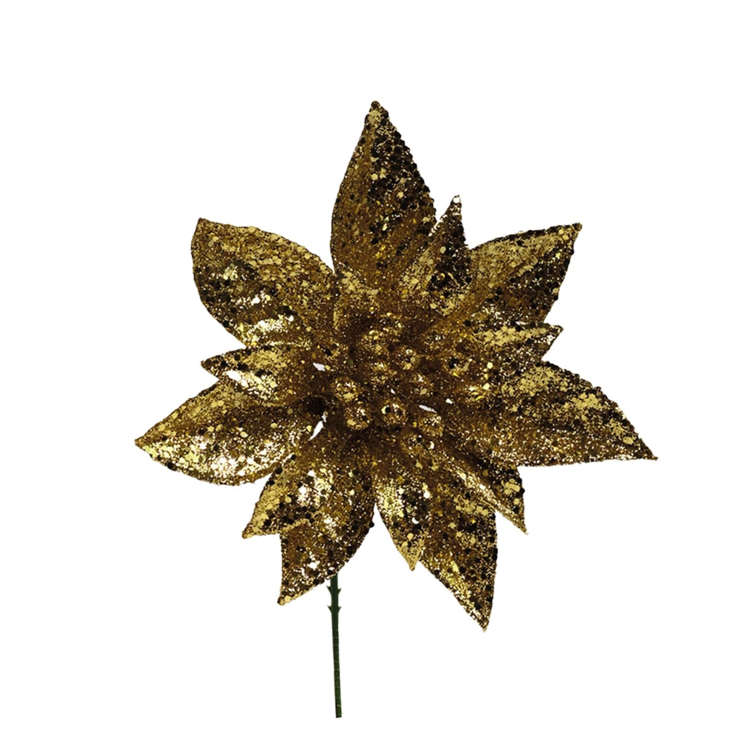 Pick de Natal Bico De Papagaio Metalizado 13cm Dourado - Yangzi