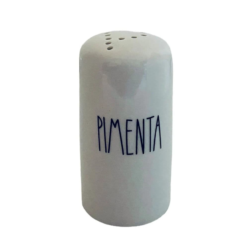 Pimenteiro Script 8cm Branco - Porcelana e Cia