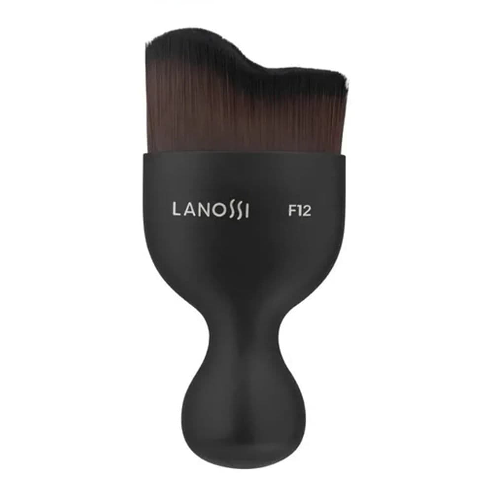 Pincel de Maquiagem Contorno F12 Preto - Lanossi