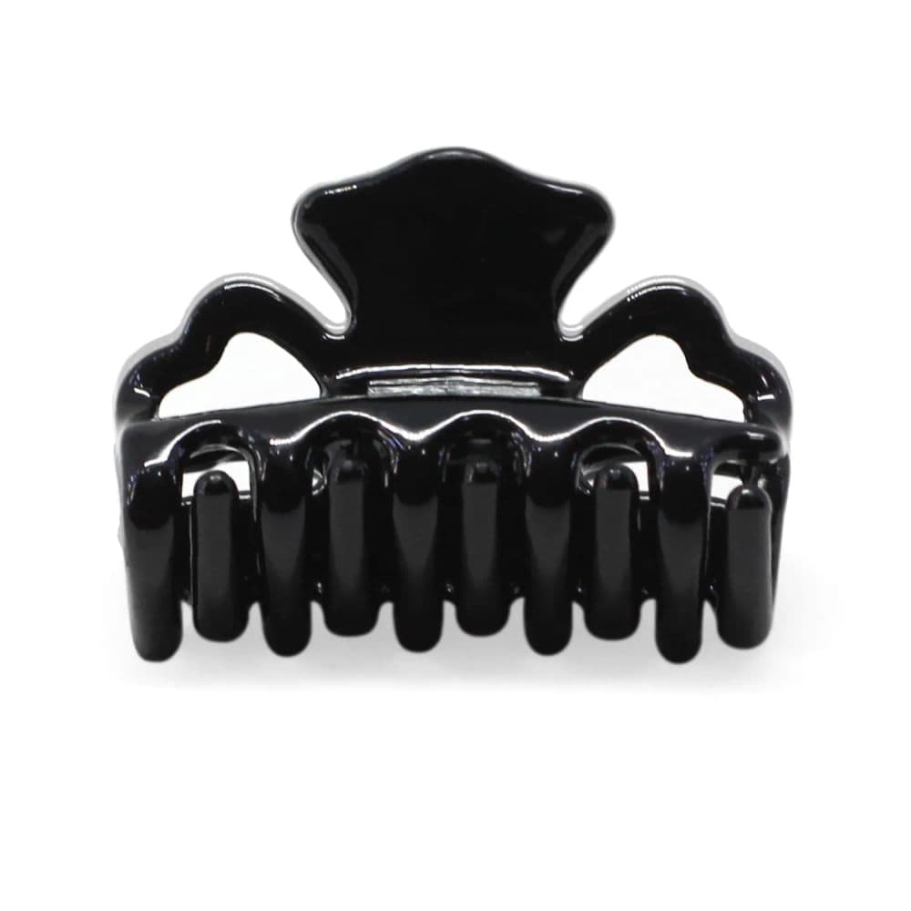Piranha de Cabelo Borboleta Preta Pequena 4 cm - Life B