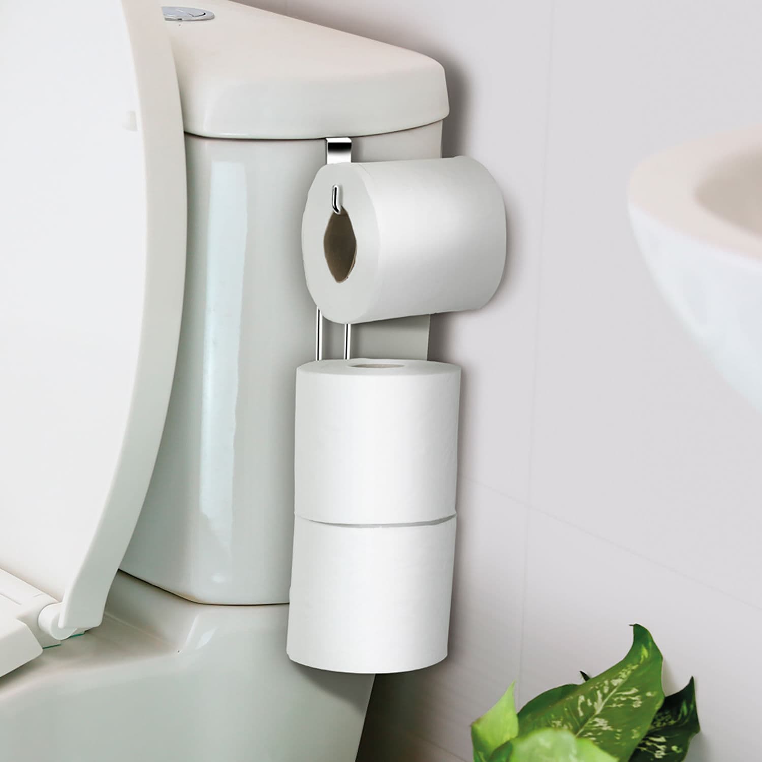 Porta Papel Higiênico Triplo para Caixa Acoplada 10cm - Arthi