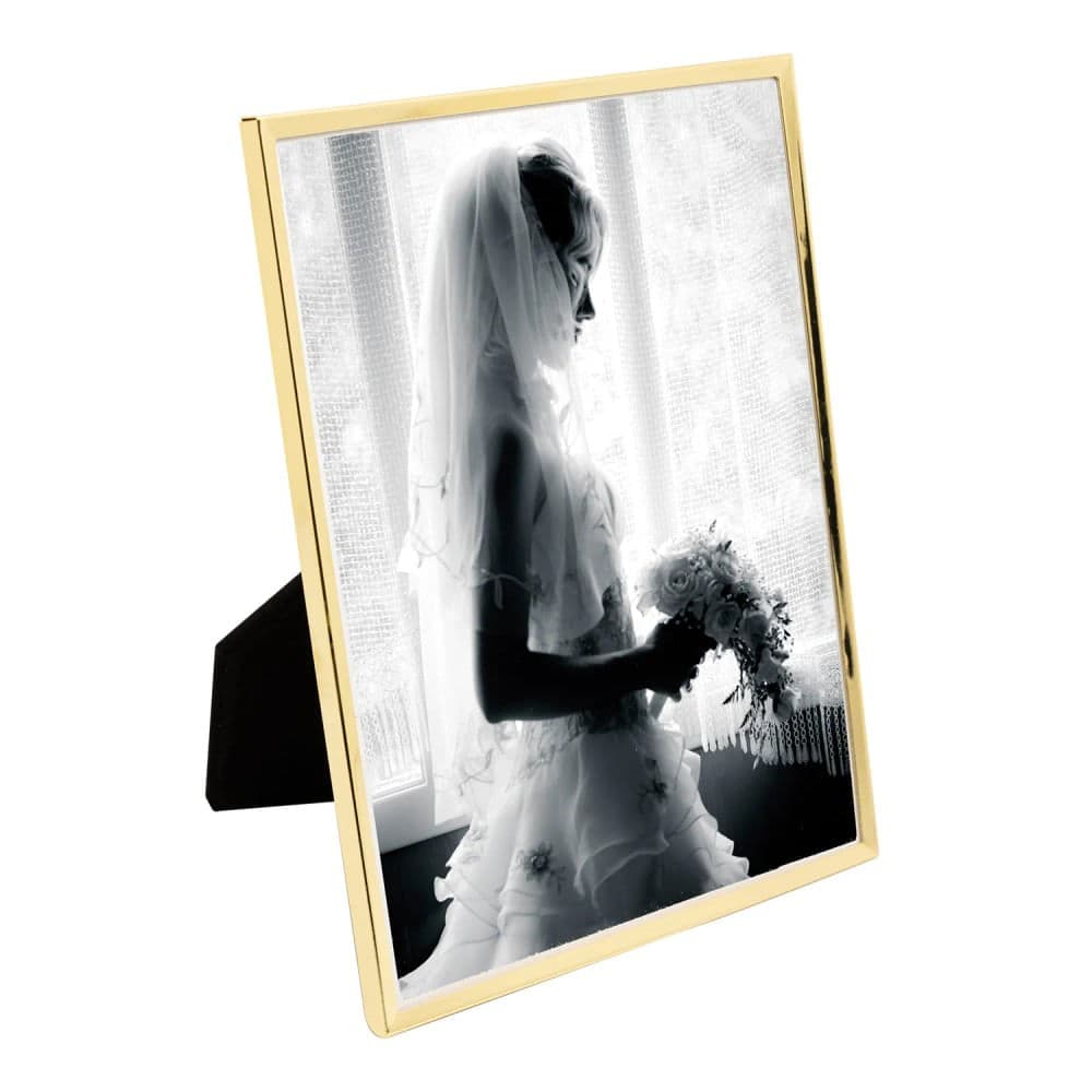 Porta Retrato Aço Inox Classic 20x25cm Dourado - Wolff