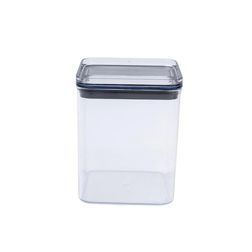 Pote de Mantimentos Quadrado 870mL Transparente - Oikos