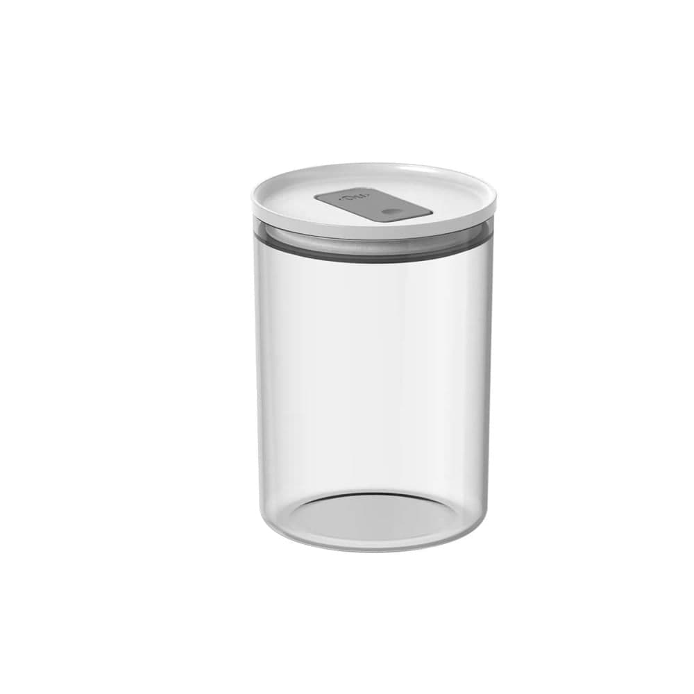 Pote Hermético Redondo Duo Lock 1l Branco - Ou