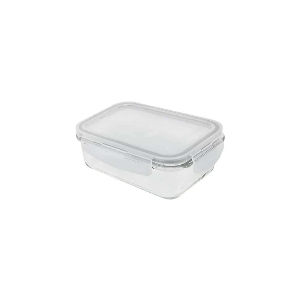 Pote Hermético Retangular 570mL Transparente - Oikos