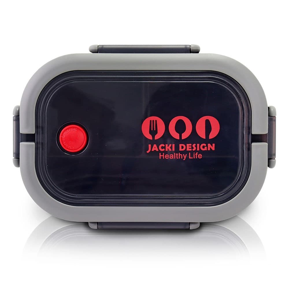 Pote para Marmita com Divisória Vibe 1200mL Preto - Jacki Design