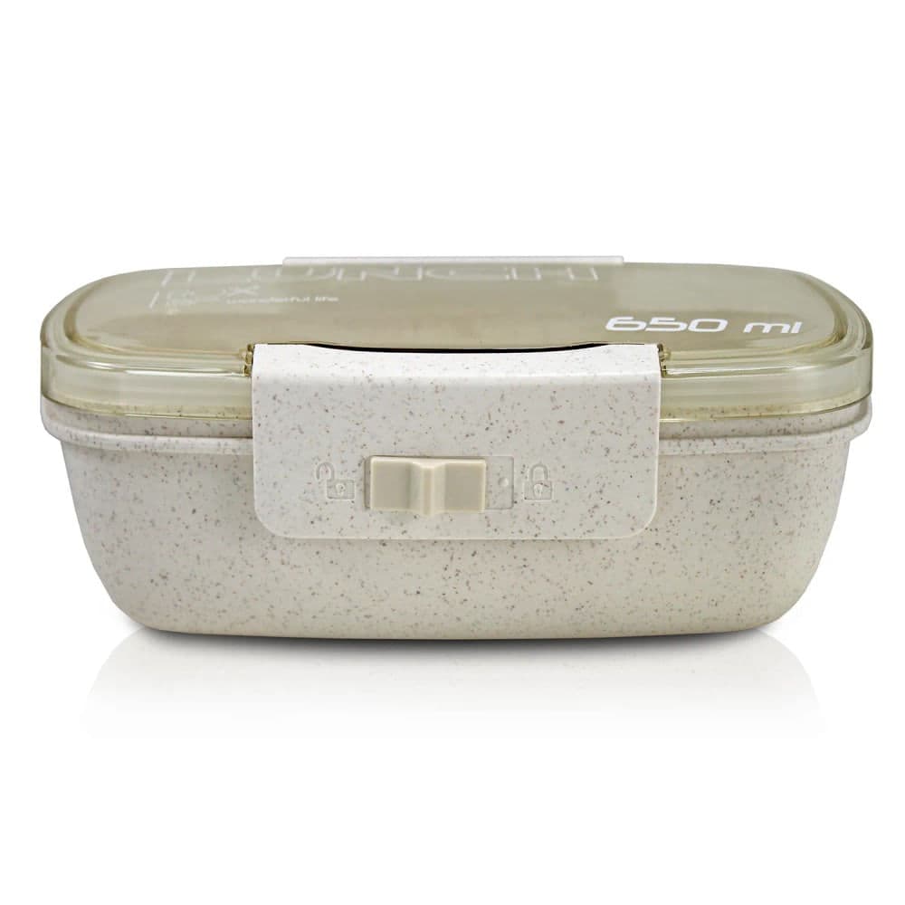 Pote para Marmita Fitness 650mL Bege - Jacki Design
