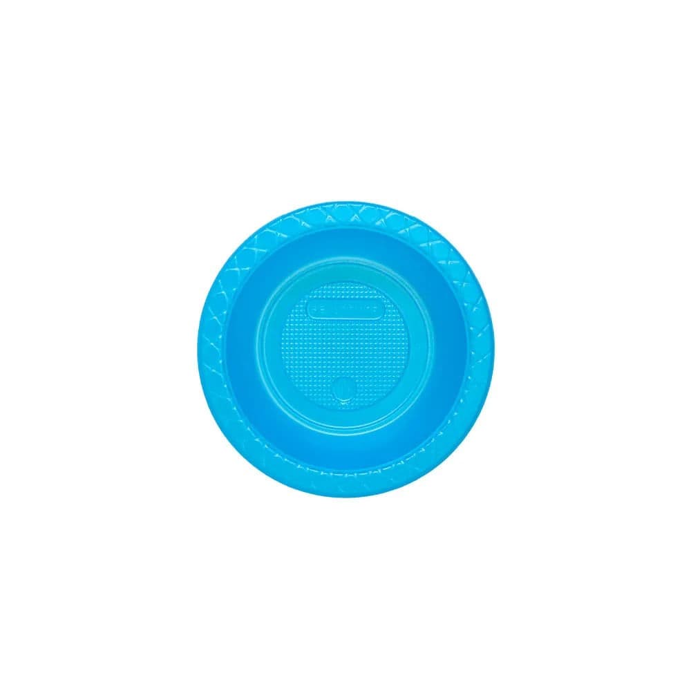 Prato Descartável Fundo 10 Unidades Azul Perolado 12cm - Bello Festas