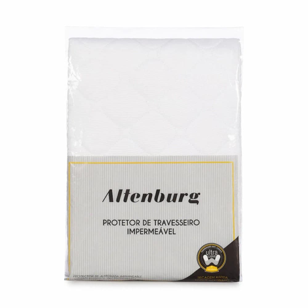 Protetor de Travesseiro Impermeável Branco - Altenburg