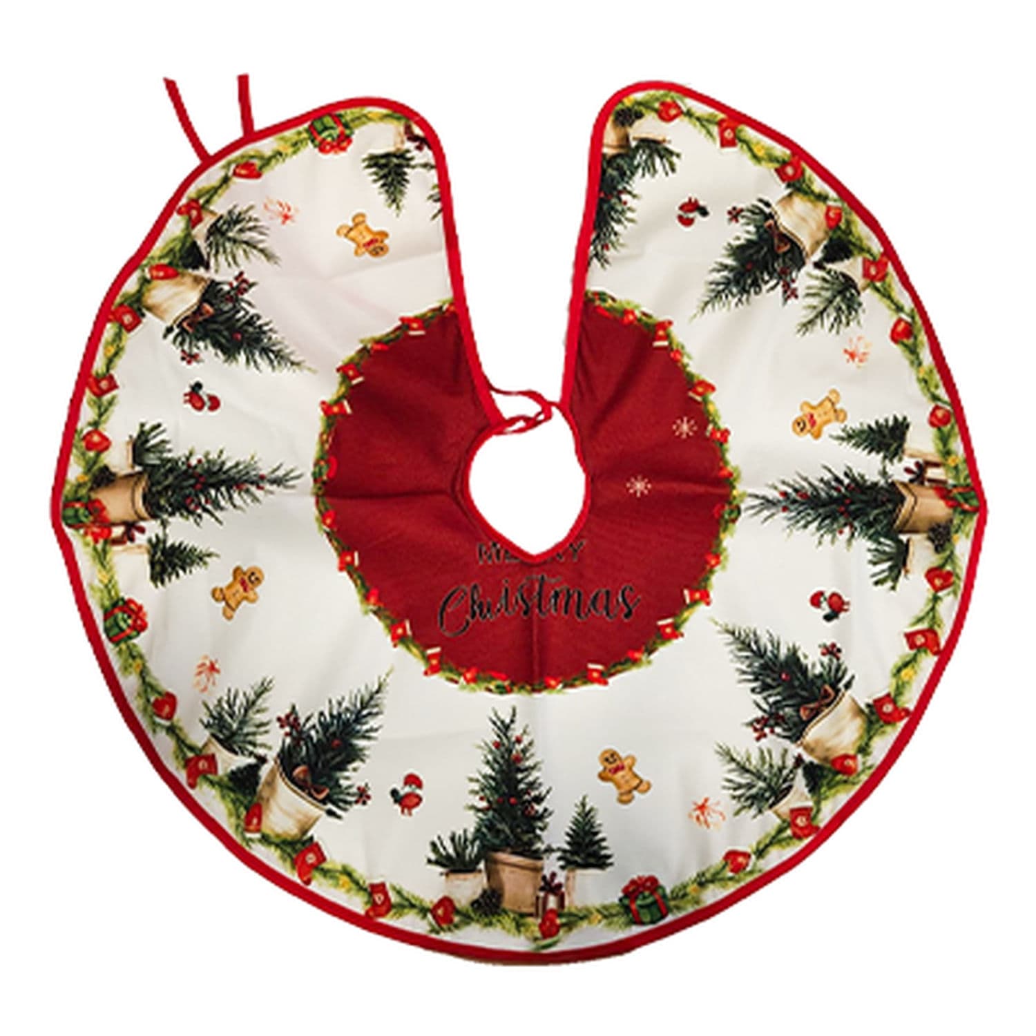 Saia para Árvore de Natal Estampada 90cm - Yangzi