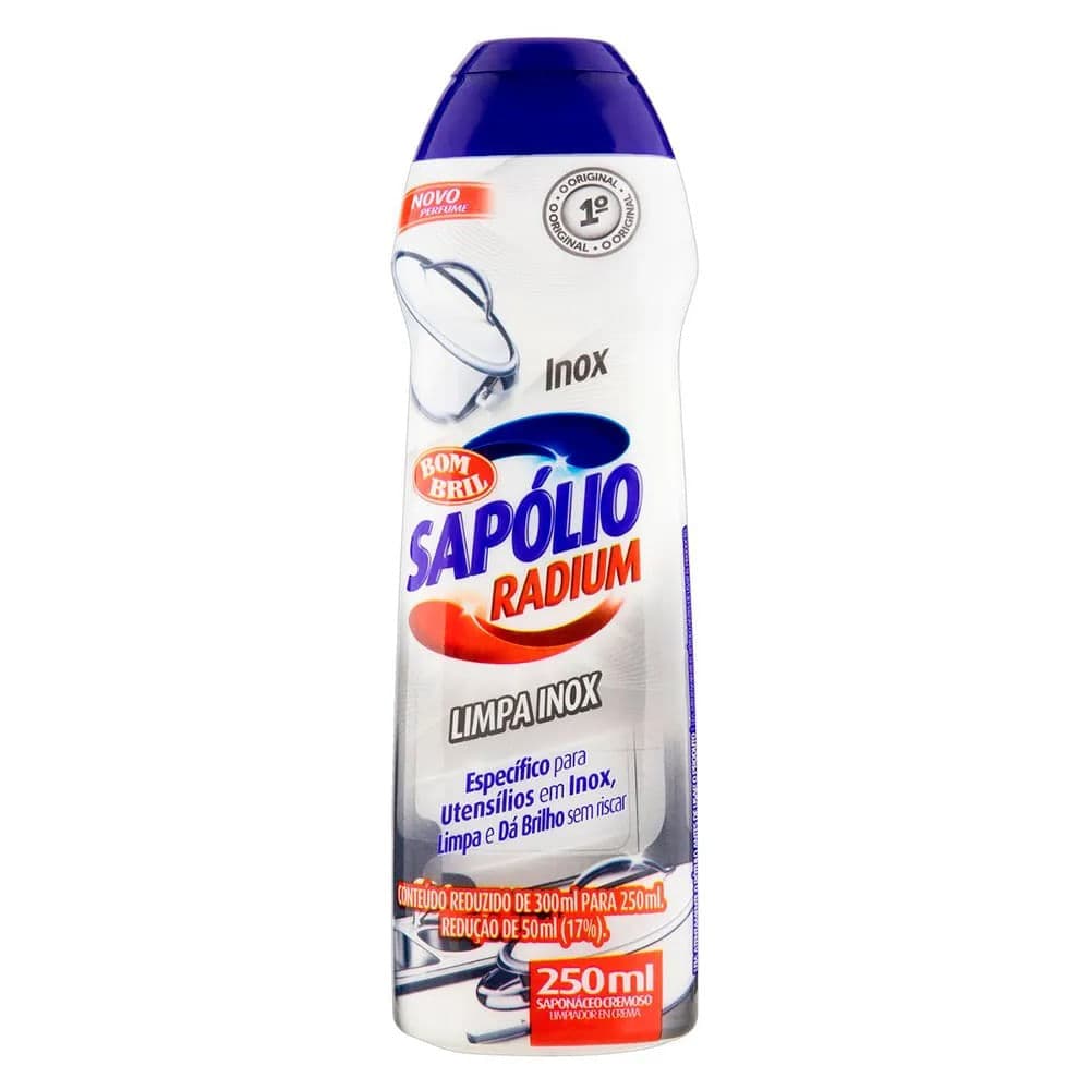 Sapólio Limpa Inox 250mL - Bombril