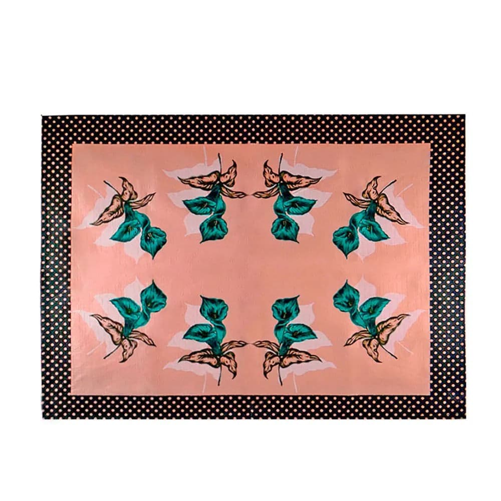 Toalha de Mesa 85x65cm Rústica Verde - Bat