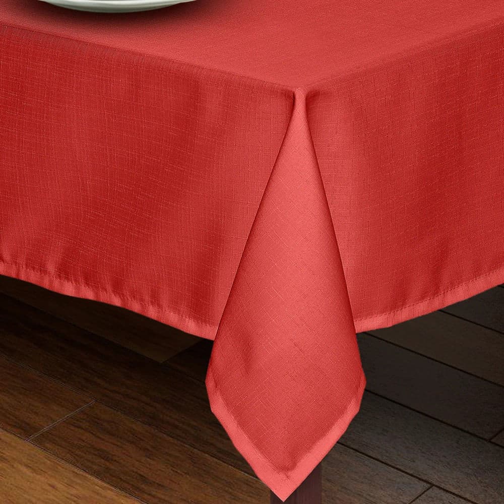 Toalha de Mesa Retangular 1,45x2,70m Ráfia Vermelho - Branyl