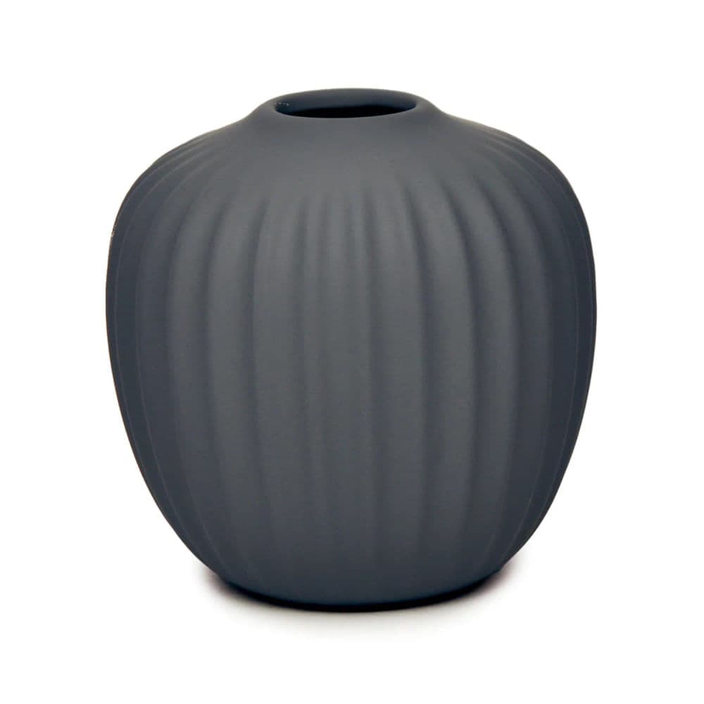 Vaso de Cerâmica 14x14x14cm Cinza - Hub.me