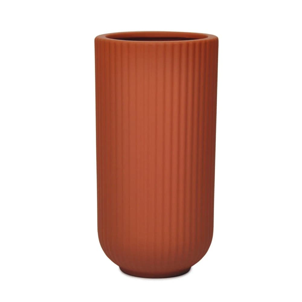 Vaso de Cerâmica 24x12x12cm Terracota - Hub.me