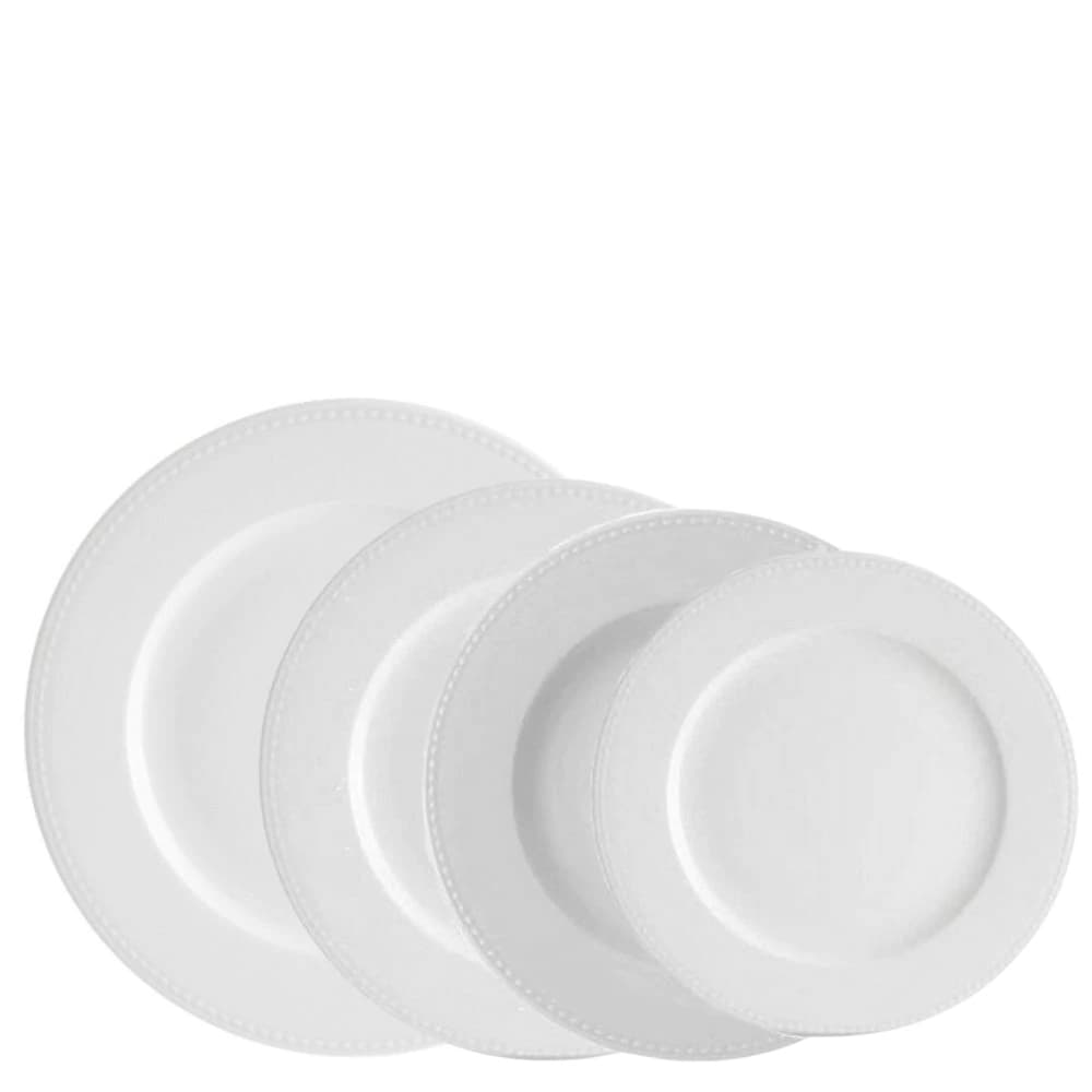 Aparelho de Jantar de Porcelana Perla Vista Alegre 24 Peças