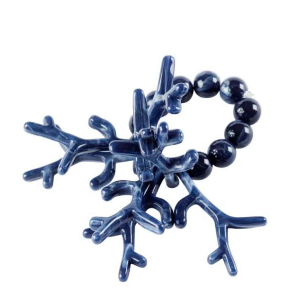 Argola para Guardanapo Auguri Casa Corale Azul 4pçs