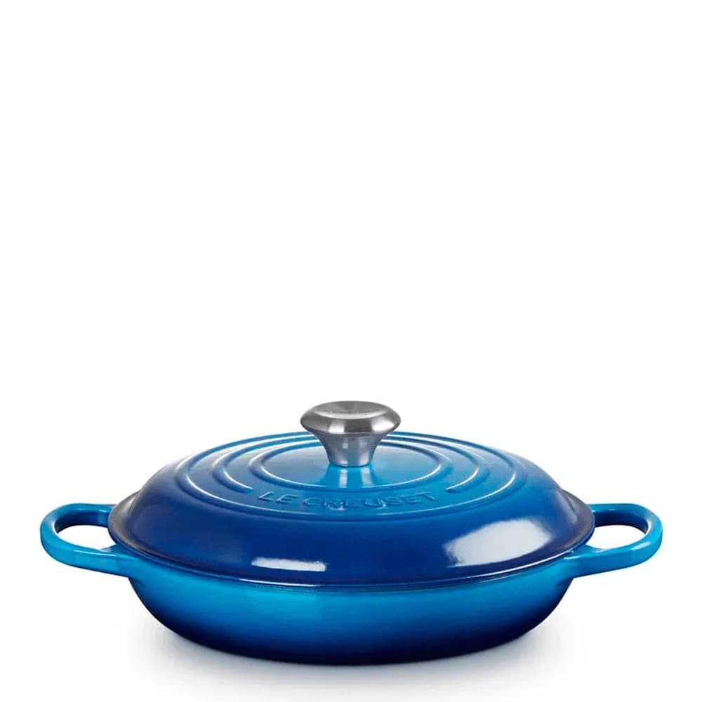 Caçarola de Ferro Buffet Le Creuset Signature Azure Blue 30CM