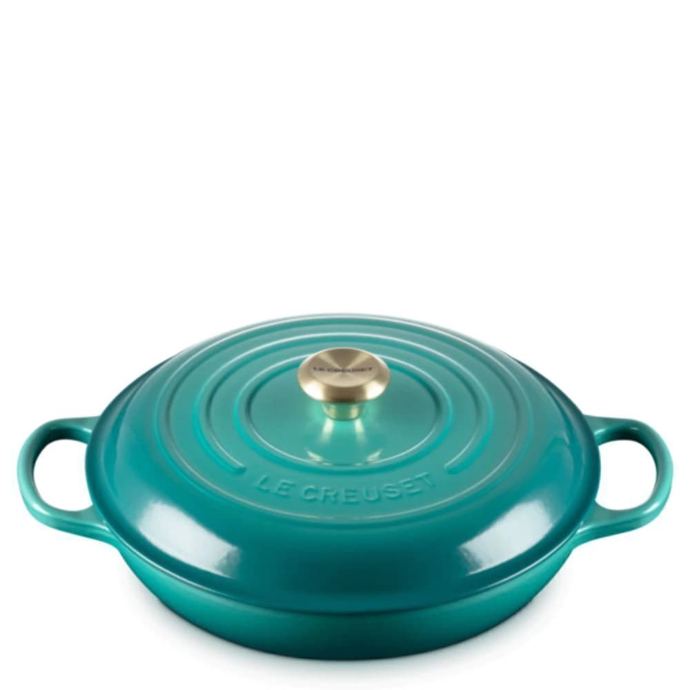 Caçarola de Ferro Buffet Le Creuset Signature Bleu Riviera 30cm