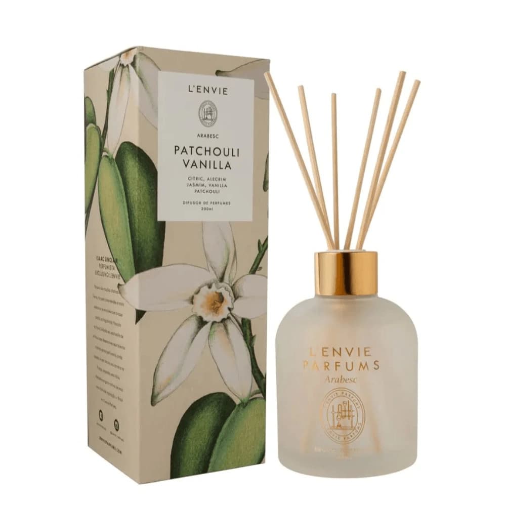 Difusor de Ambiente Lenvie Arabesc Patchouli Vanilla 200ml