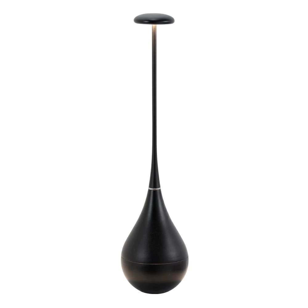 Luminária de Mesa Zafferano Dondolina Pro Preta 38cm