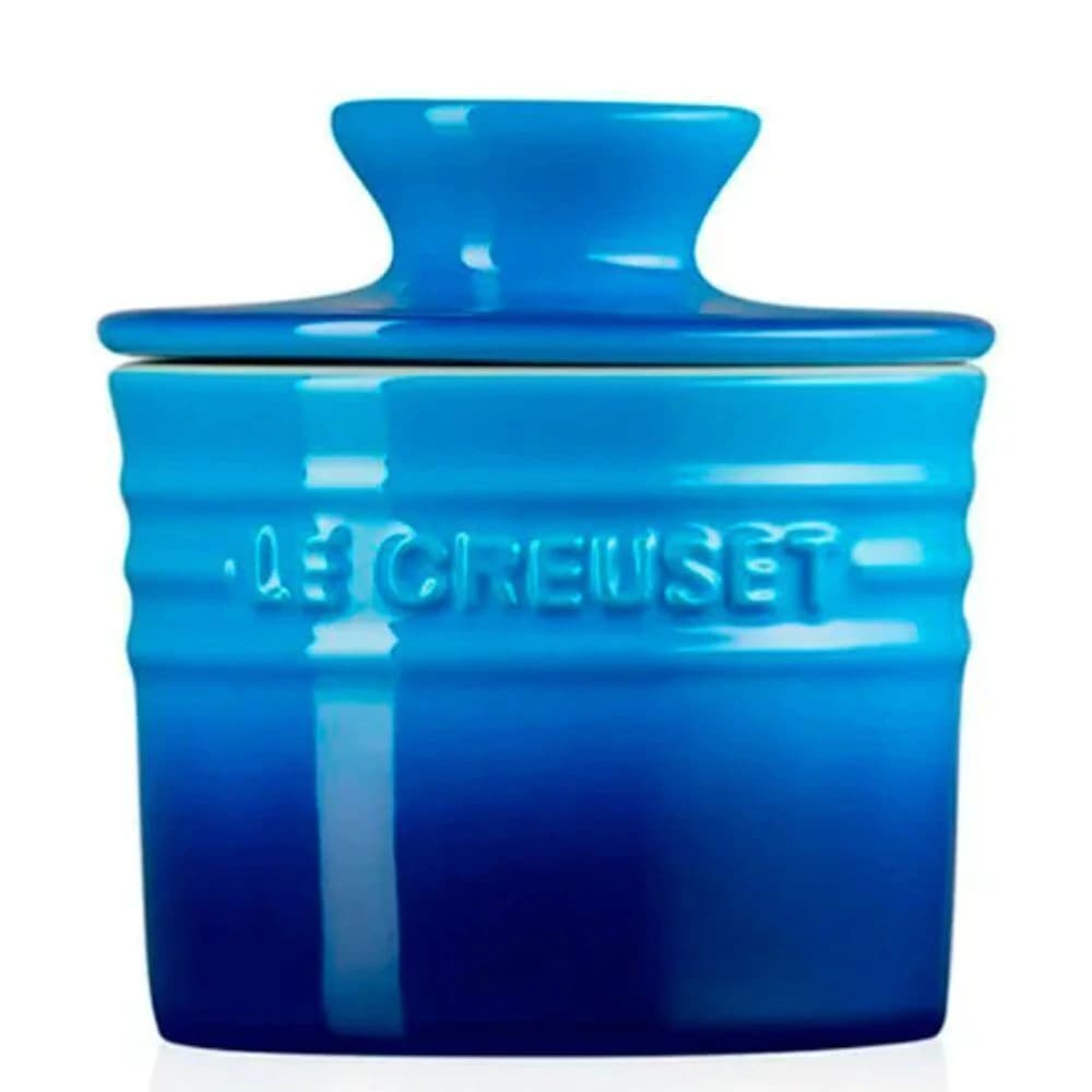 Manteigueira Francesa de Cerâmica Le Creuset Azure Blue 260ml