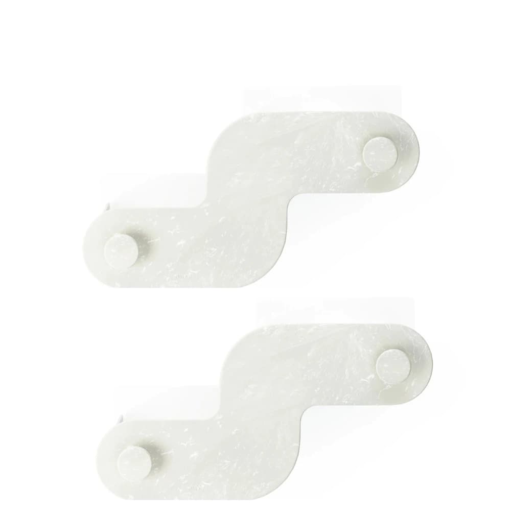 Porta Shampoo Adesivo Umbra Nami Bege 30x12cm 2pçs