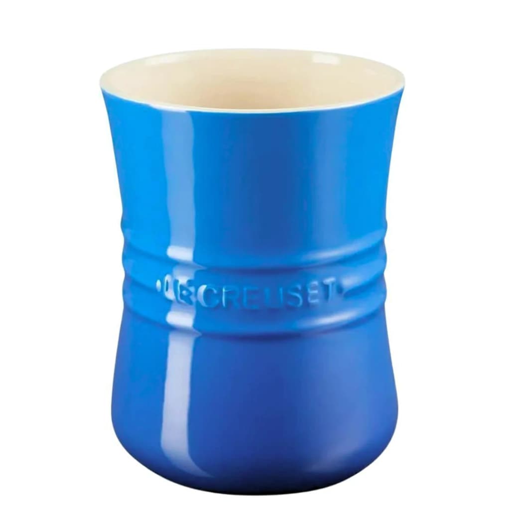 Porta Utensílio de Cerâmica Le Creuset Signature Azure Blue 11x16cm